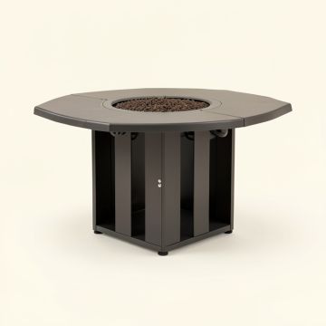 Olivet Propane Fire Pit Table With Holder (synthetic illustration; no displayed measurements)