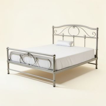 Mencia Transitional Style Metal Queen Platform Bed (synthetic illustration; no displayed measurements)