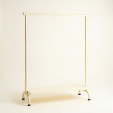 Birch Crossing Empty Garment Rack - Ivory (synthetic illustration; no displayed measurements)