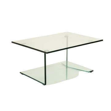 Manford Tempered Glass Coffee Table