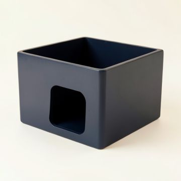 Reed Arc Empty Furniture-Style Litter Enclosure (synthetic illustration; no displayed measurements)