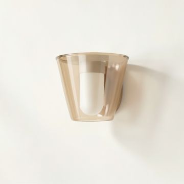 Dawn Canyon Wall Sconce Mounted On A Plain Wall - Beige (synthetic illustration; no displayed measurements)