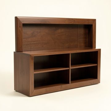 Andrews Elegant Bookcase Headboard (synthetic illustration; no displayed measurements)