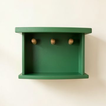 Moss Crossing Wall-Mounted Entryway Organizer Shelf - Green (synthetic illustration; no displayed measurements)