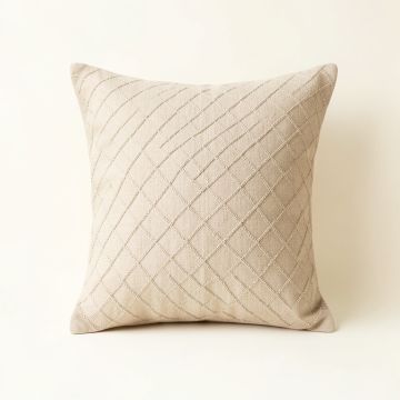 Maple Branch Filled Accent Pillow - Beige (synthetic illustration; no displayed measurements)