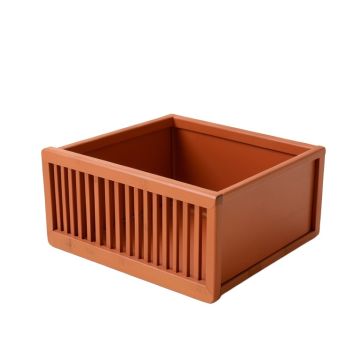 Birch Dell Empty Furniture-Style Litter Enclosure - Terracotta