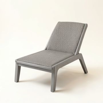 Summit Crest Outdoor Lounge Chair - Gray (synthetic illustration; no displayed measurements)