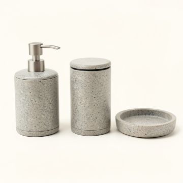 Woodrow Onyx 5 Piece Bathroom Accessory Set (synthetic illustration; no displayed measurements)