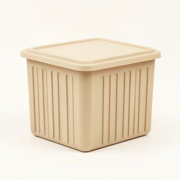 Juniper Bend Closed Outdoor Storage Box - Beige (synthetic illustration; no displayed measurements)