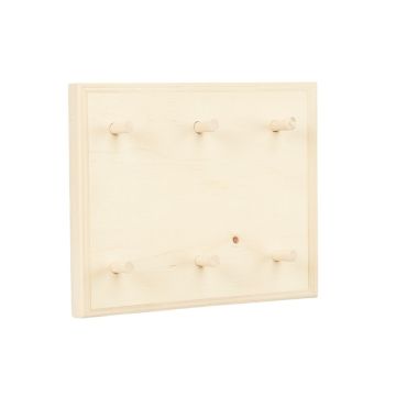 Clay Branch Empty Wall-Mounted Tool Organizer Panel - Ivory