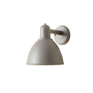 Field Bend Wall Sconce Mounted On A Plain Wall - Gray