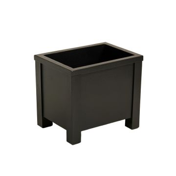 Aspen Crest Empty Raised Planter - Black