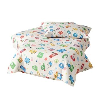 70S Party I Love The Pictogram Party Card Inspired Letters Duvet Cover Set