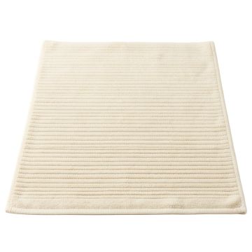 Flint Edge Bath Mat - Cream