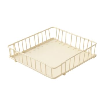 Clay Crossing Empty Under-Desk Cable Tray - Ivory