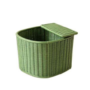 Maple Bridge Laundry Hamper - Green