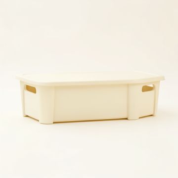 Wren Crossing Narrow Outdoor Storage Bench - Cream (synthetic illustration; no displayed measurements)