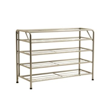 Adjustable 15 Pair Shoe Rack