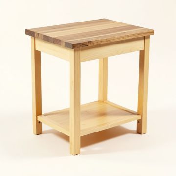 Bertold Kitchen Cart With Butcher Block Top (synthetic illustration; no displayed measurements)