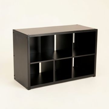 Summit Brook Desktop Shelving Unit - Black (synthetic illustration; no displayed measurements)