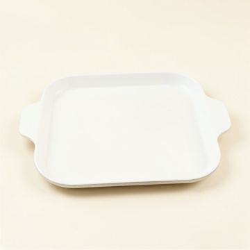 Juniper Branch Serving Tray - White (synthetic illustration; no displayed measurements)