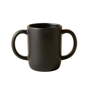 Fern Bluff Ceramic Mug - Black (synthetic illustration; no displayed measurements)