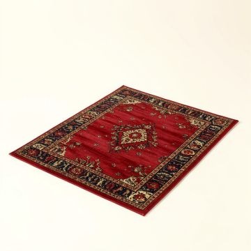 Coggrey High Quality Power Loom Red Rug (synthetic illustration; no displayed measurements)