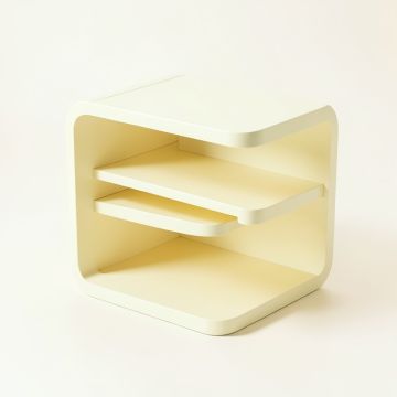 River Bluff Empty Mug-Storage Cabinet Insert - Ivory (synthetic illustration; no displayed measurements)