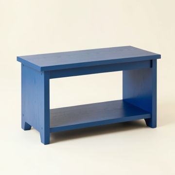 Cliff Field Indoor Bench - Blue (synthetic illustration; no displayed measurements)