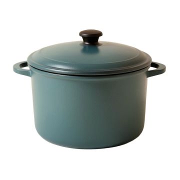 Ayesha Collection Cast Iron Dutch Oven With Lid , 6-Quart