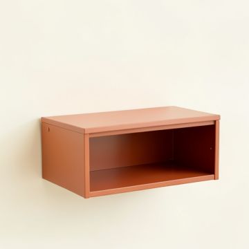 Hazel Bridge Wall-Mounted Shelf - Terracotta (synthetic illustration; no displayed measurements)