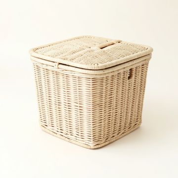 Ridge Branch Laundry Hamper - Ivory (synthetic illustration; no displayed measurements)