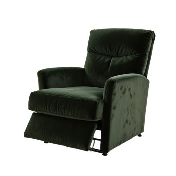 Dreah 35.1 '' Wide Velvet Manual Ergonomic Recliner