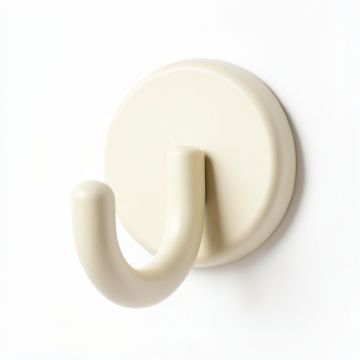 Willow Bridge Wall-Mounted Robe Hook - Cream (synthetic illustration; no displayed measurements)