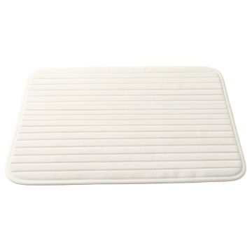 Slate Canyon Bath Mat - White
