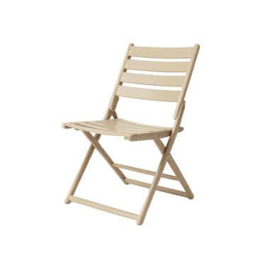 Cove Brook Folding Outdoor Chair - Beige