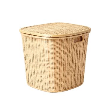 Slate Arc Laundry Hamper - Beige