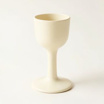 Ridge Bridge Empty Candle Holder - Cream (synthetic illustration; no displayed measurements)