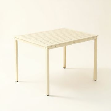 Laurel Crossing Patio Table - Ivory (synthetic illustration; no displayed measurements)