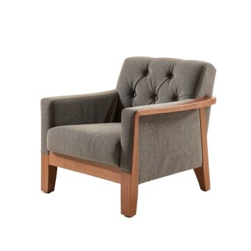 Fortuna 33.5 '' Wide Tufted Polyester Armchair