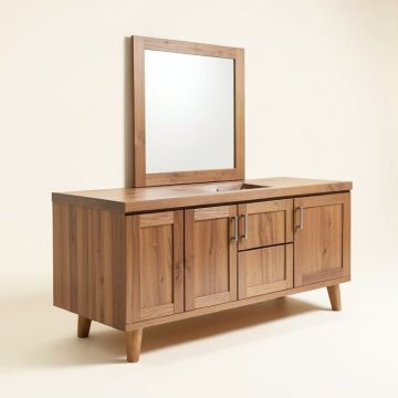 Lily Pond Granary 30 '' Single Bathroom Vanity Set (synthetic illustration; no displayed measurements)