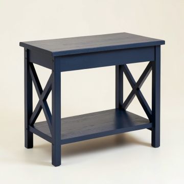 Laurel Branch Side Table - Navy (synthetic illustration; no displayed measurements)