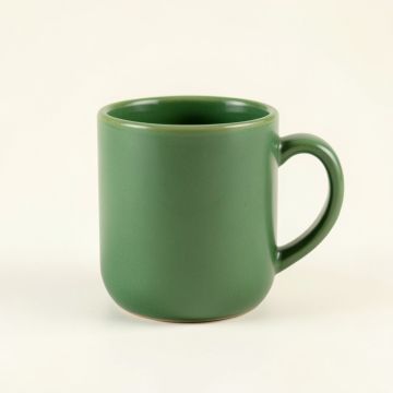 Vale Bend Ceramic Mug - Green (synthetic illustration; no displayed measurements)