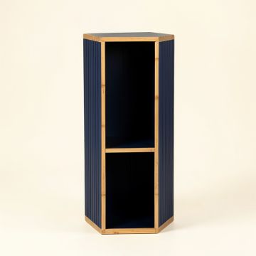 Hazel Bridge Narrow Cubby Tower - Navy (synthetic illustration; no displayed measurements)