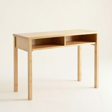Bay Edge Writing Desk - Beige (synthetic illustration; no displayed measurements)