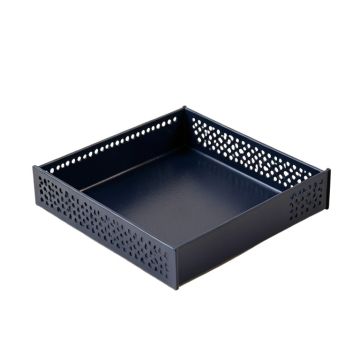 Clay Crest Empty Under-Desk Cable Tray - Navy