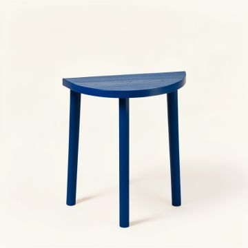 Ash Branch Compact Balcony Table - Blue (synthetic illustration; no displayed measurements)