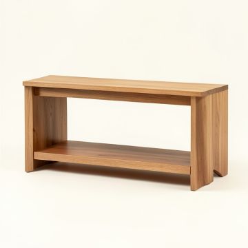 Moonya Solid Wood Console Table (synthetic illustration; no displayed measurements)
