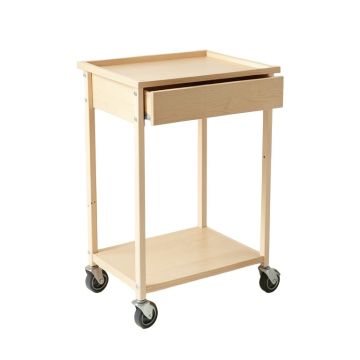 Ridge Bend Empty Rolling Workshop Cart - Beige