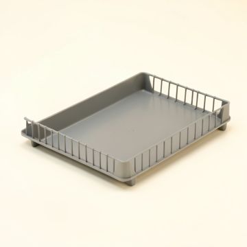 River Dale Empty Under-Desk Cable Tray - Gray (synthetic illustration; no displayed measurements)